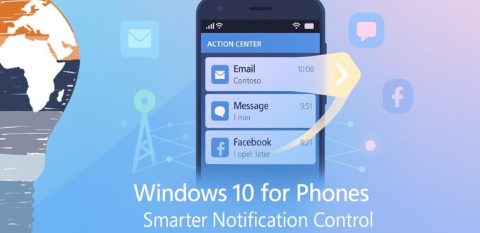 Windows 10 for Phones Preview: Swipe Away Individual Notifications