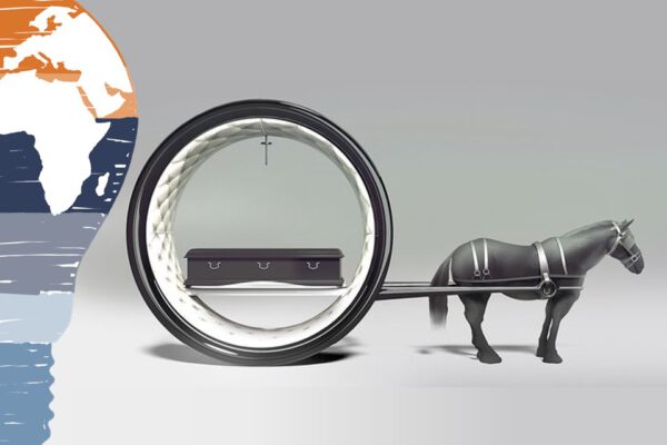 Monowheel Horse-Drawn Carriage