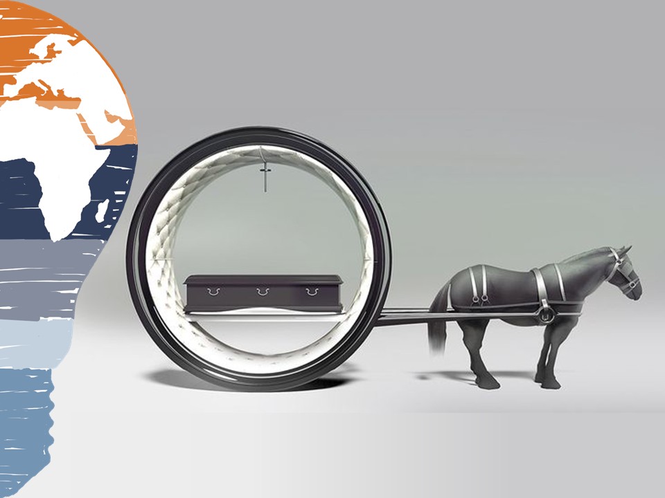 Monowheel Horse-Drawn Carriage