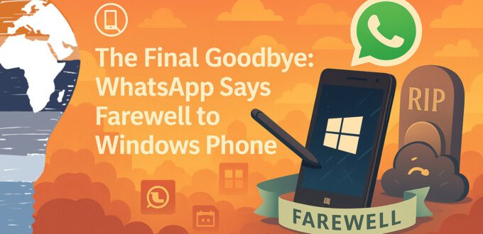 The Final Goodbye: WhatsApp Says Farewell to Windows Phone