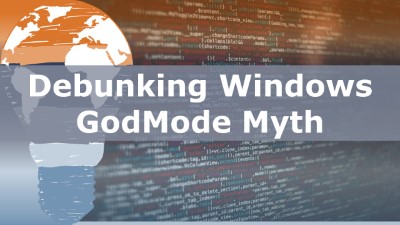 Debunking Windows GodMode Myth