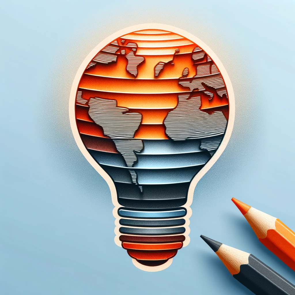 Bulb with pencil 1
