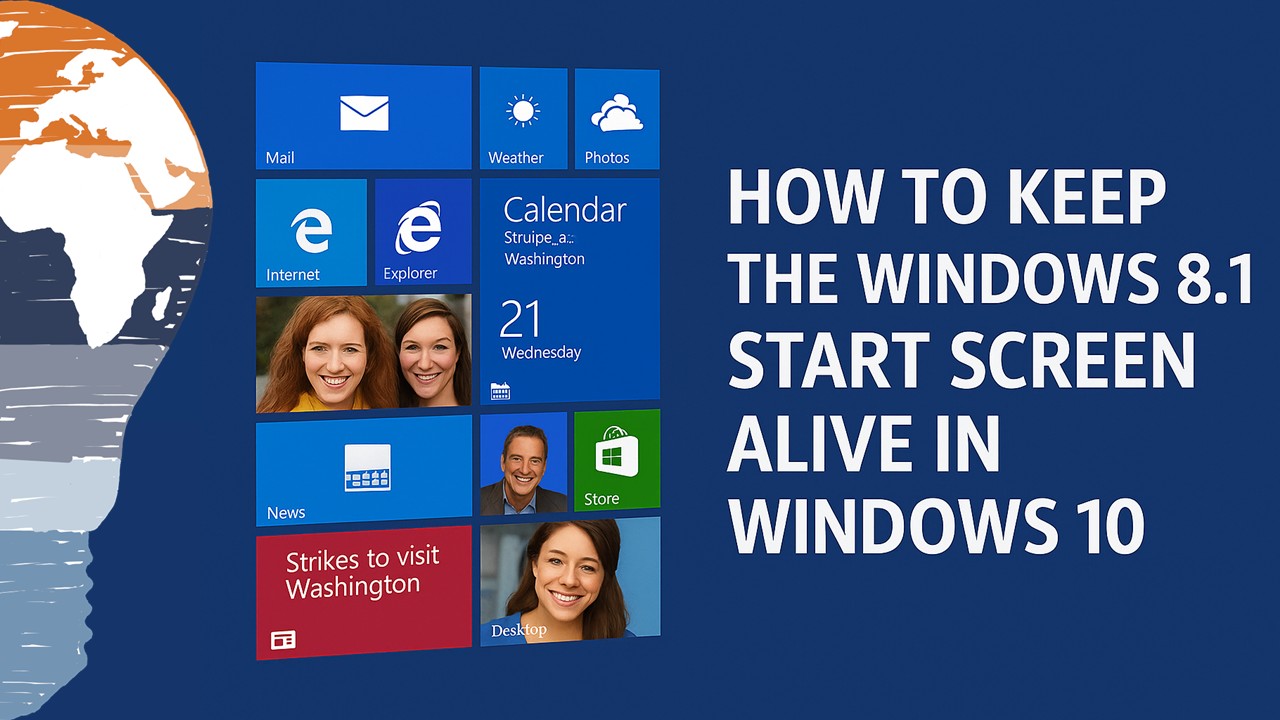 How to Keep the Windows 8.1 Start Screen Alive in Windows 10