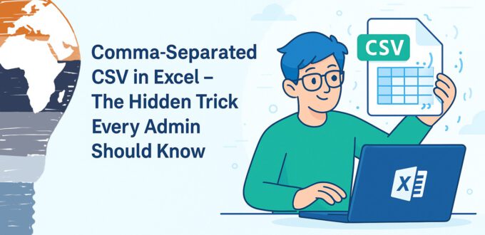 Comma-Separated CSV in Excel