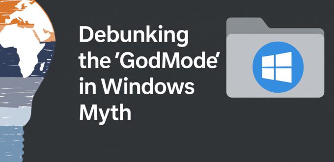 Debunking the "GodMode" in Windows Myth