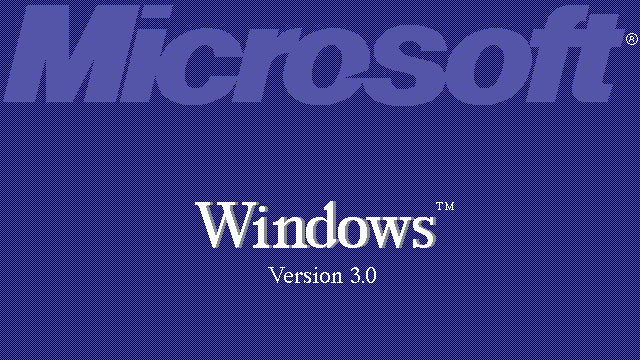 Windows 3 boot screen